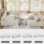 Canapé de rangement Anjana Chenille-1047931640