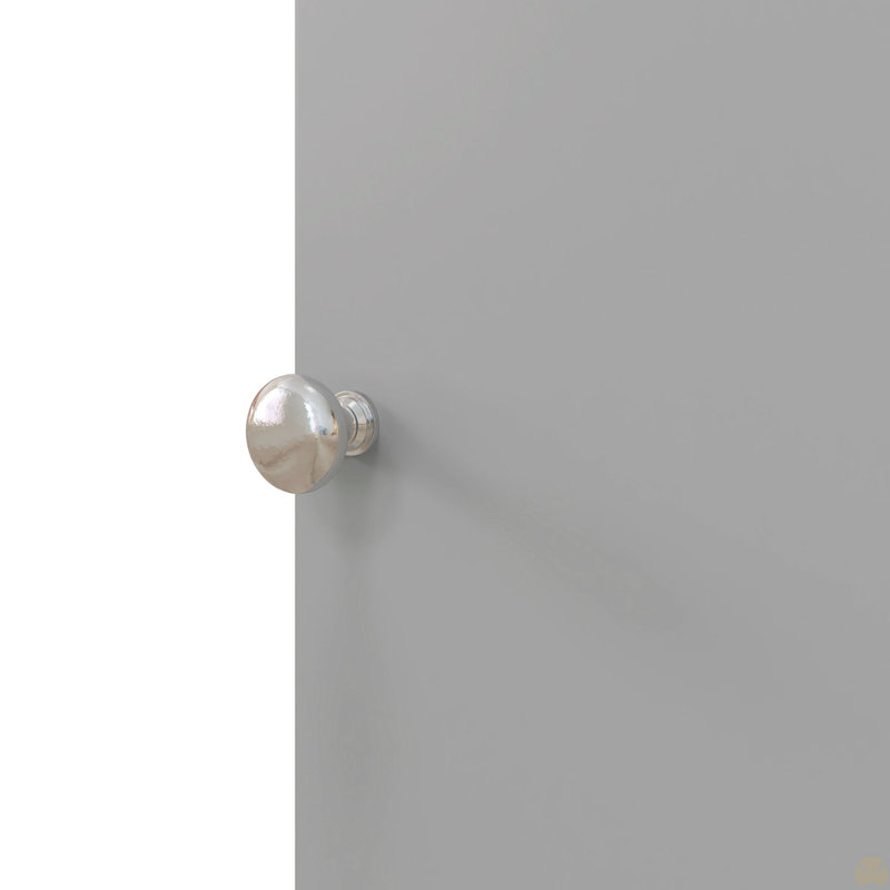 Toilet Paper Cabinet, Small Bathroom Corner Floor Cabinet with Doors and Shelves, Thin Storage Bathroom Organizer, Gray