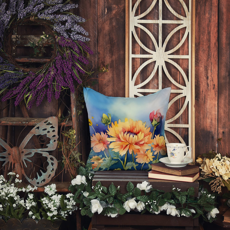 Other/No Pattern Outdoor Throw Pillow, 14" H x 14" W