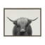 «Hey Dude Highland Cow BW» par The Creative Bunch Studio, reproduction d'art sur toile encadrée-1580026856-1580026860