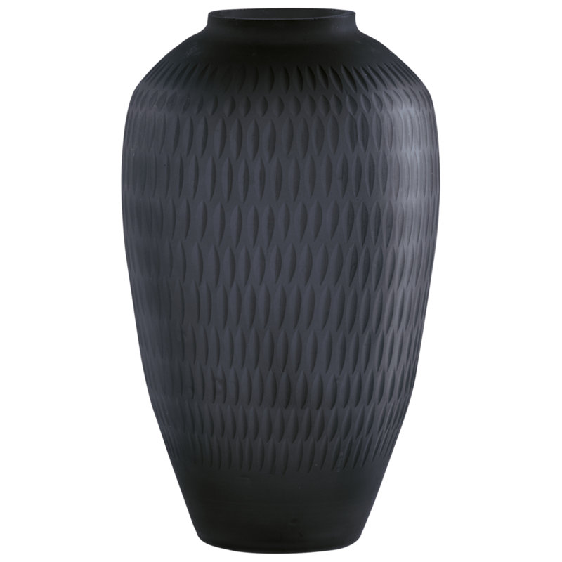 Metal Table Vase, 10.75" H x 6.5" W x 6.5" D