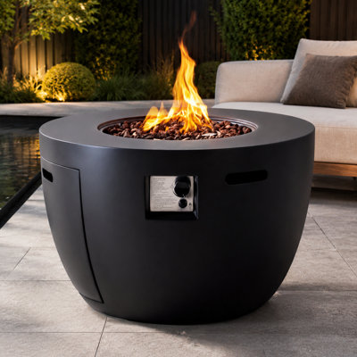 23.8'' H x 36'' W Terrafab Propane Outdoor Fire Pit Table