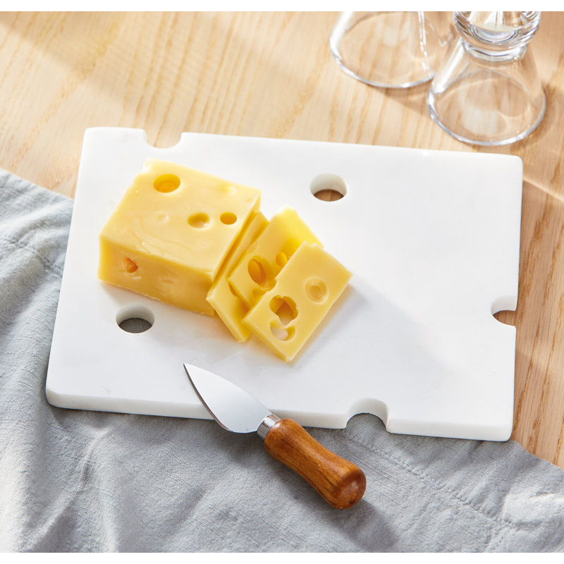 Swiss Cheese Marble Board White Everyday