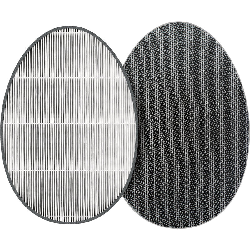 White and Black Plastic Air Purifier Filter Kit