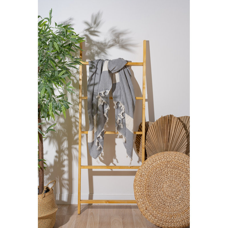 Luxueuse serviette de plage 100% coton Fouta, 39,4 po x 70,9 po | Doux et léger, 7,9 oz / pied carré | Idéal pour la plage, la piscine et le spa | Séchage rapide, entretien facile - lavage délicat à 104 ° F, séchage par culbutage à basse température