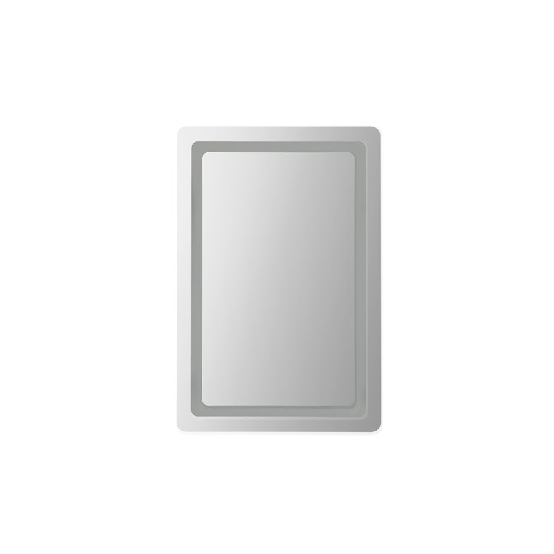 Seneca Rectangle Lighted Wall Mirror, 36"H x 24.12"W x 1.75"D