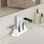 Robinet de lavabo de salle de bain surdimensionné en nickel brossé-120320306