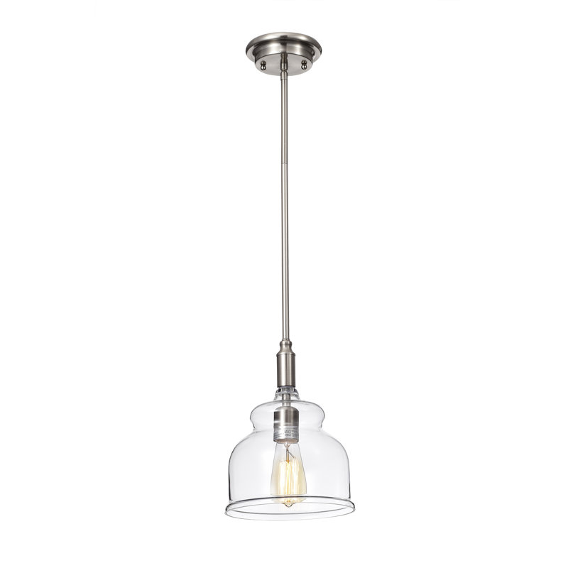 Imani 1 - Light Silver Single Pendant
