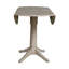 Extendable Round Solid Wood Dining Table-1759071407