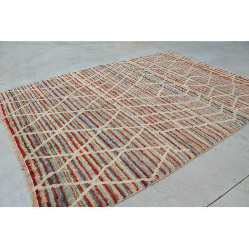 Tapis kilim tissé à la main dans des couleurs vives pour un décor de salon chaleureux et invitant