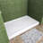 60"W x 36"D Solid Surface Single Threshold Shower Base with Drain and Cover Included-113933213