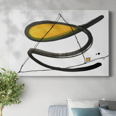 Think About It V-Gallery Wrapped Canvas