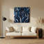 Art mural abstrait gris 44-2080396586