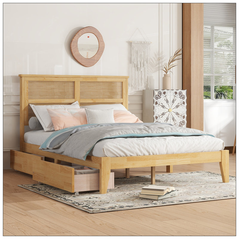 Lit pour chambre à coucher, Chêne blanc