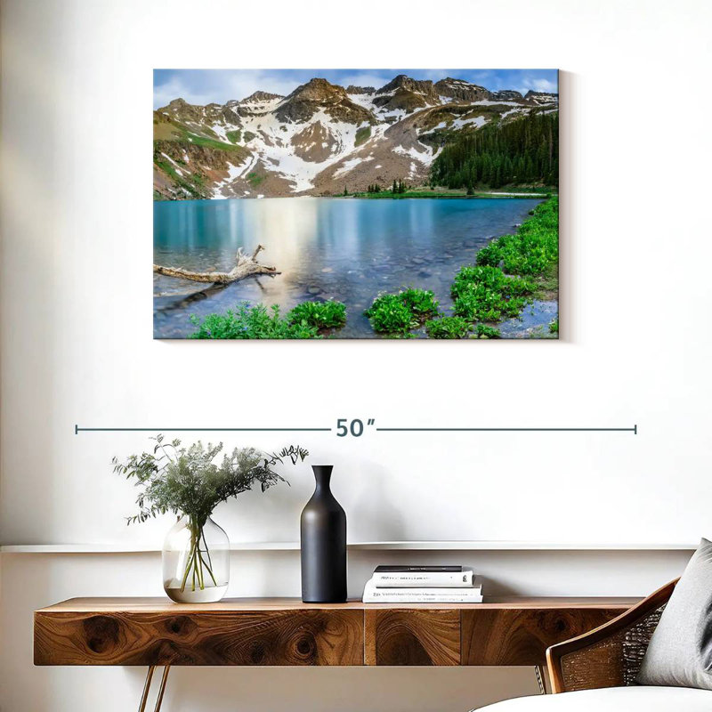 Alvord Blue Lakeside Mountains, H 24 po x l 36 po