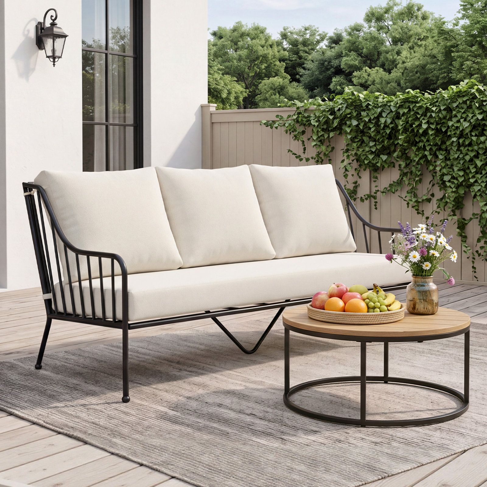74.4 " Patio Sofa