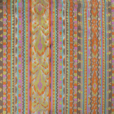 Sumatra Stripe Cut Velvet Upholstery Fabric