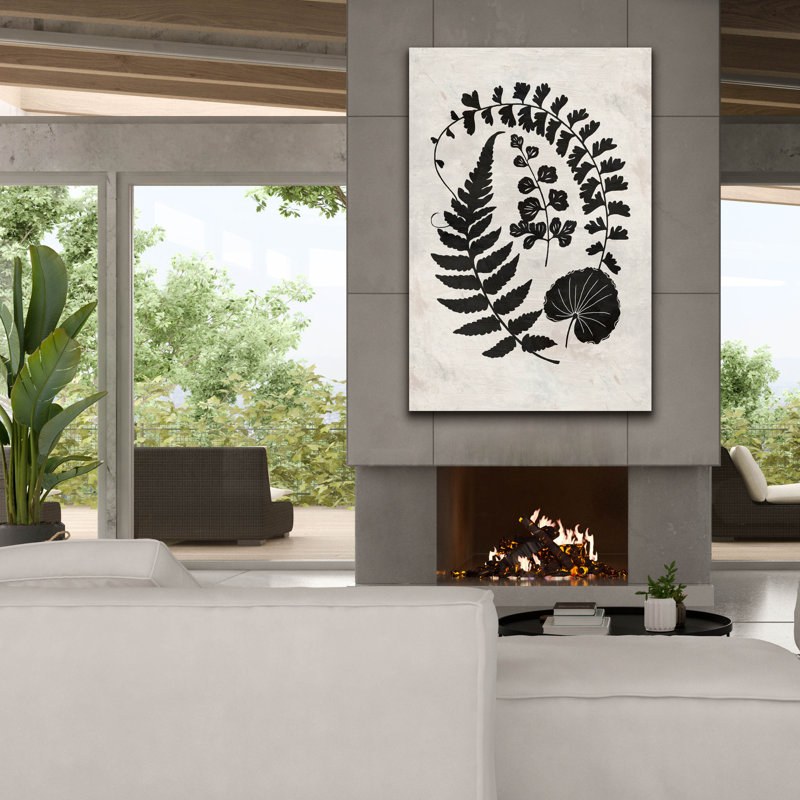 «Botanica 2» par Suzanne Nicoll, art mural sur toile, H 60 po x l 40 po x P 1,5 po