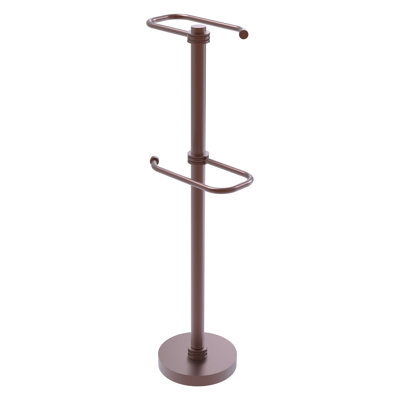 Porte-papier hygiénique sur pied 2 rouleaux
