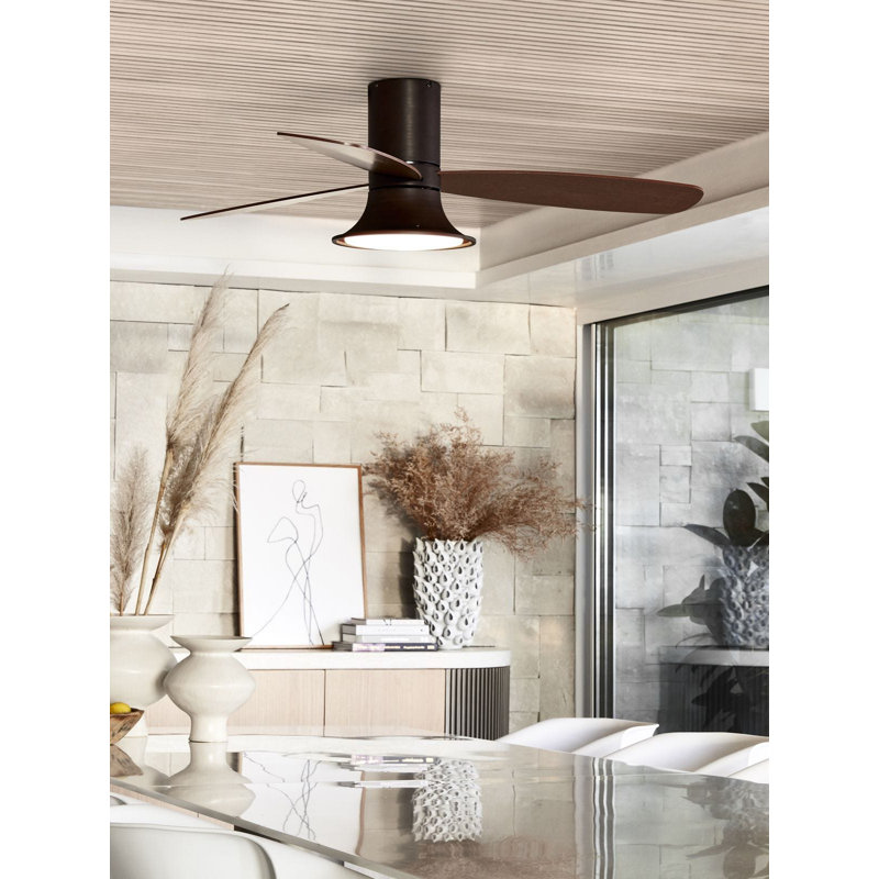 Haracha 132cm Ceiling Fan with Light Kit, Bronze, Oil Rubbed Bronze
