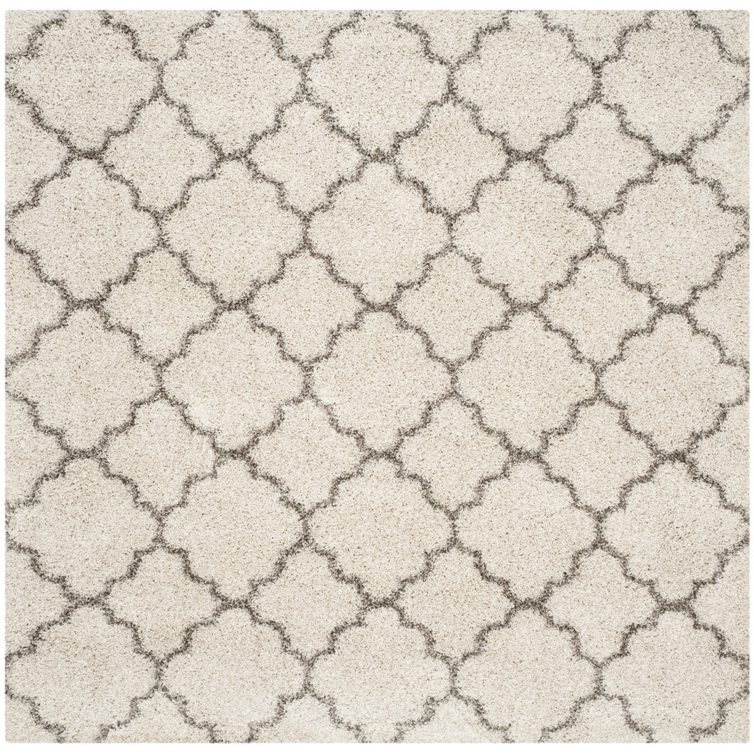 Darrol Shag Performance Geometric Rug House of Hampton® Rug