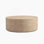 Table basse ronde de 31,5 po avec motif Mars pour le salon, table basse ronde moderne pour le salon, sans assemblage (motif Mars)