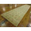 Tapis de la surface en laine de couloir 5 pi 3 po x 29 pi 1 po one-of-kind noué la crème Huntingdon