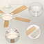 Ventilateur de plafond 52 po avec lumières DEL et télécommande Karlena-116574027-116574025