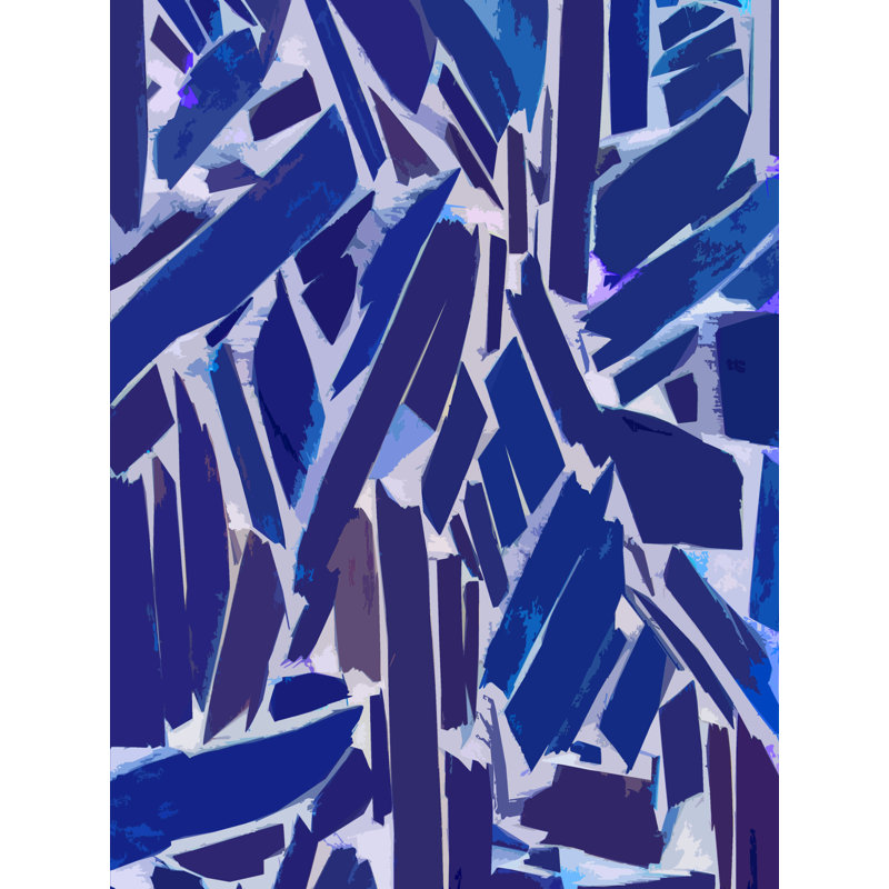 «Stone Tranquility» par Drew Gaffney - Peinture, H 32 po x l 24 po, Toile tendue