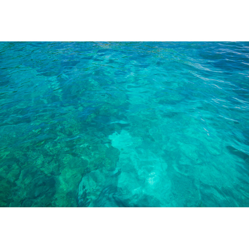 Blue Ocean Water by Narongcp - Wrapped Canvas Print, 20cm H x 30cm W x 3.8cm D