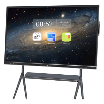 JYXCN - Tableau blanc électronique de conférence tactile à réponse tactile 4K 86 po pour salle de classe, bureau et salon