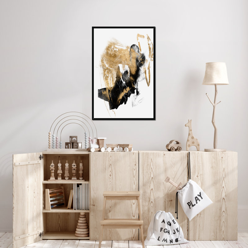 Splash I by Jennifer Goldberger - Print, Black Framed Paper Print, 95cm H x 65cm W
