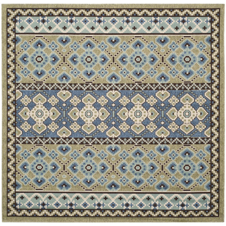 Embyr Performance Ikat Indoor/Outdoor Area Rug