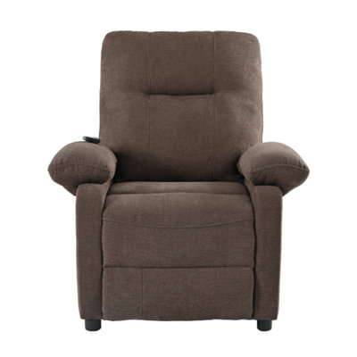 Massage Heating Recliners, Chenille Wood Metal Modern Chair For Home