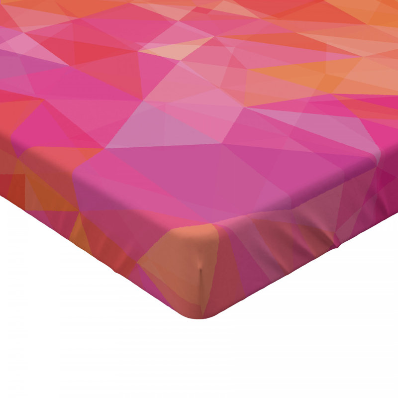 Microfiber Abstract Fitted Sheet, Queen Fitted Sheet