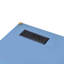 Bureau d'écriture rectangulaire avec port USB, bleu marine et or-712888993