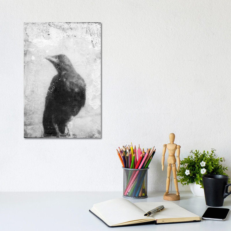 B&W Flight III by Ingrid Blixt - Wrapped Canvas Print, 20.32 cm H x 30.48 cm W