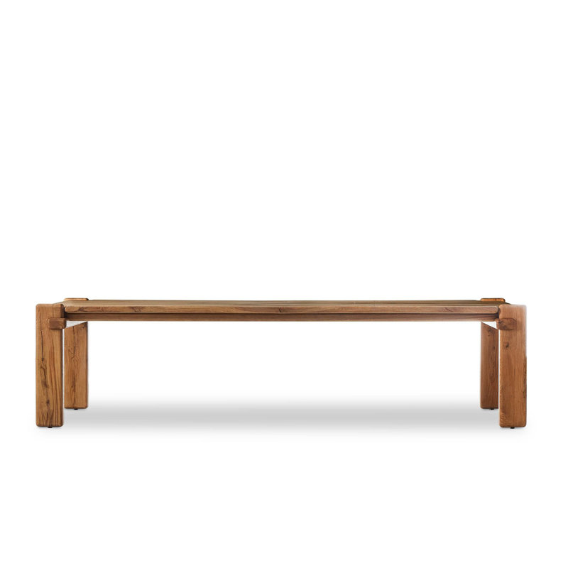 Marcia Solid Oak Dining Table, Natural Reclaimed French Oak
