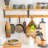 Yellow Hemp Basket For Kitchen Use