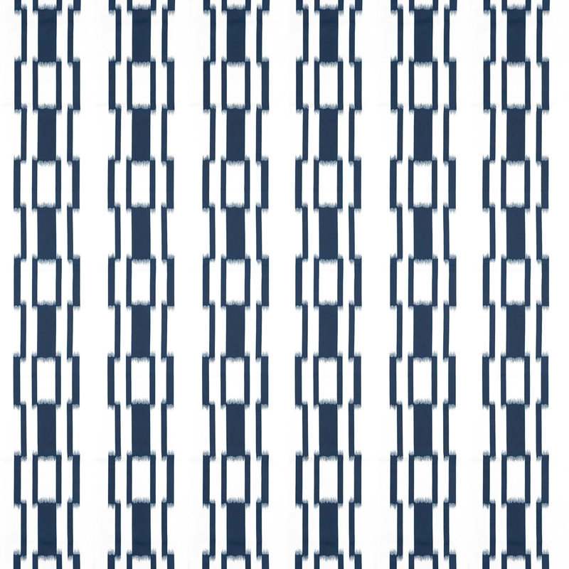 Japon Sakiko Cotton Blend Performance Fabric, Azul