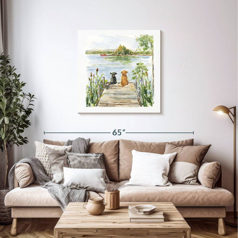Brampt Lake Buddies, 36" H x 36" W