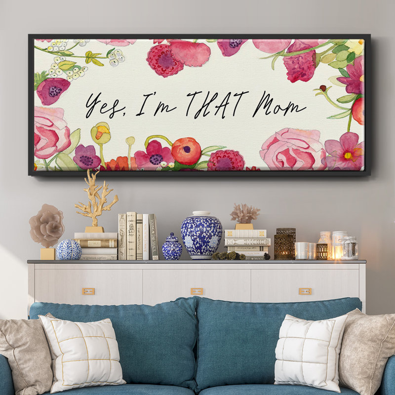 Toile encadrée, collection You Da Mom