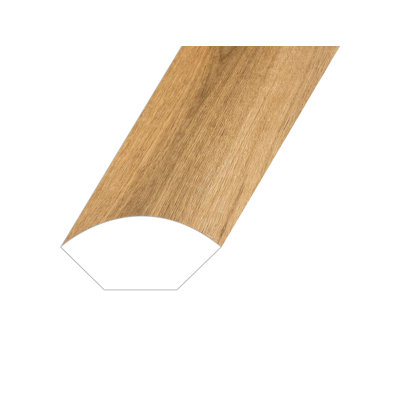 Vinyl 1.8'' W x 94.5'' L Quarter Round