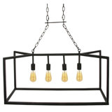 Nevada 4 - Light Kitchen Island Linear Pendant