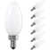 5.5 W (60W Equivalent), C11 LED, Dimmable Light Bulb, E12/Candelabra Base 2700K Soft White, Milky White
