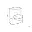 Bletchley 48cm W Bedside Table