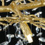 Lustre linéaire en cristal 72 po