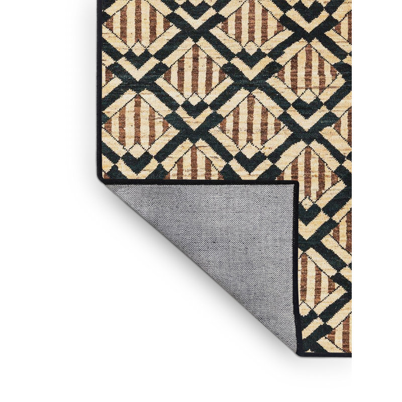 Geometric Indoor Rug, Rectangle 5' x 8'