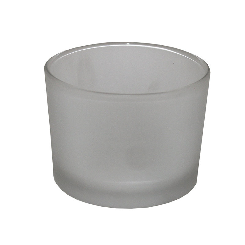 2.45'' H Glass Tabletop Votive Holder, Frosted