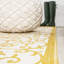 Tapis intérieur / extérieur crème / jaune Deilani-56068761